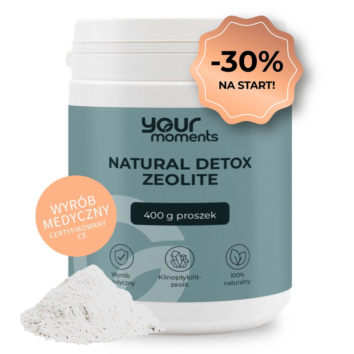 Your Moments NATURAL DETOX ZEOLITE proszek detoksykujący