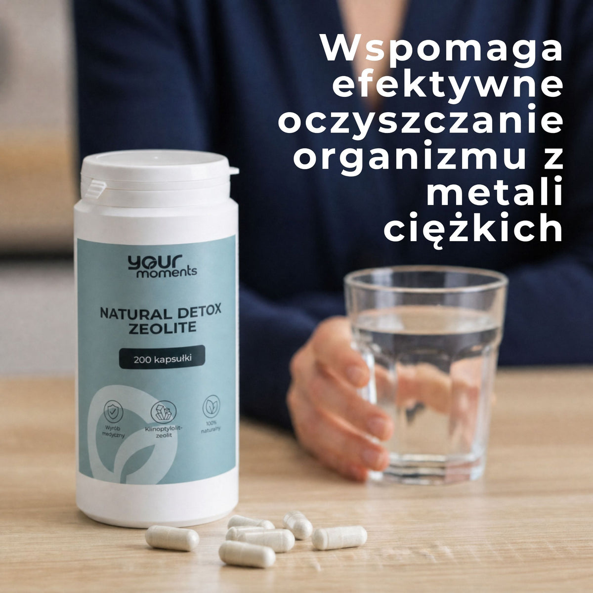 Your Moments NATURAL DETOX ZEOLITE kapsułki detoksykujące